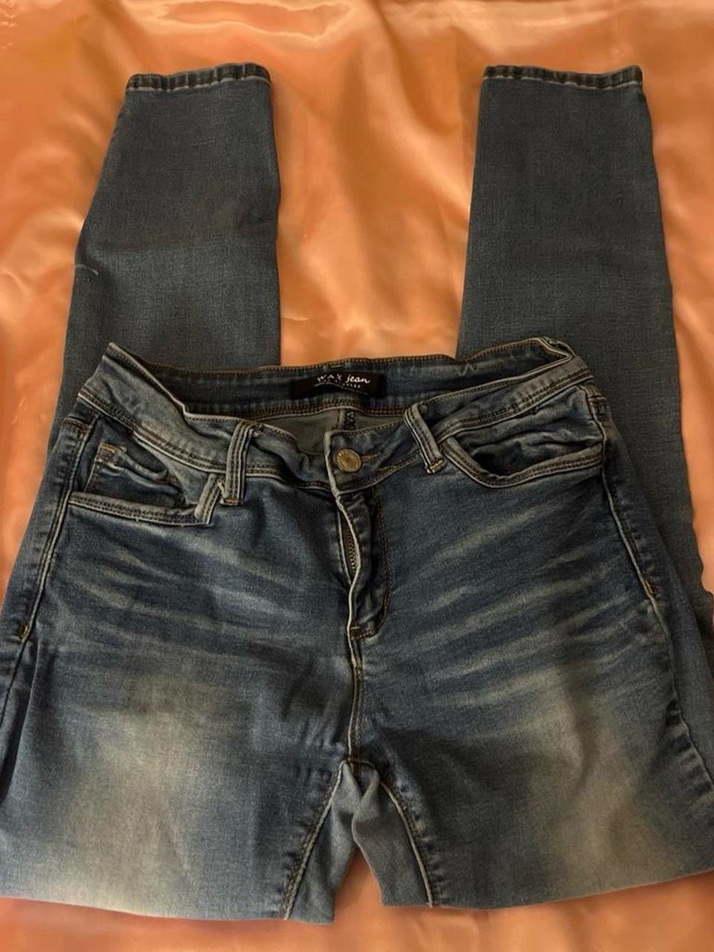 Wax Jean Dark Blue Skinny Jeans